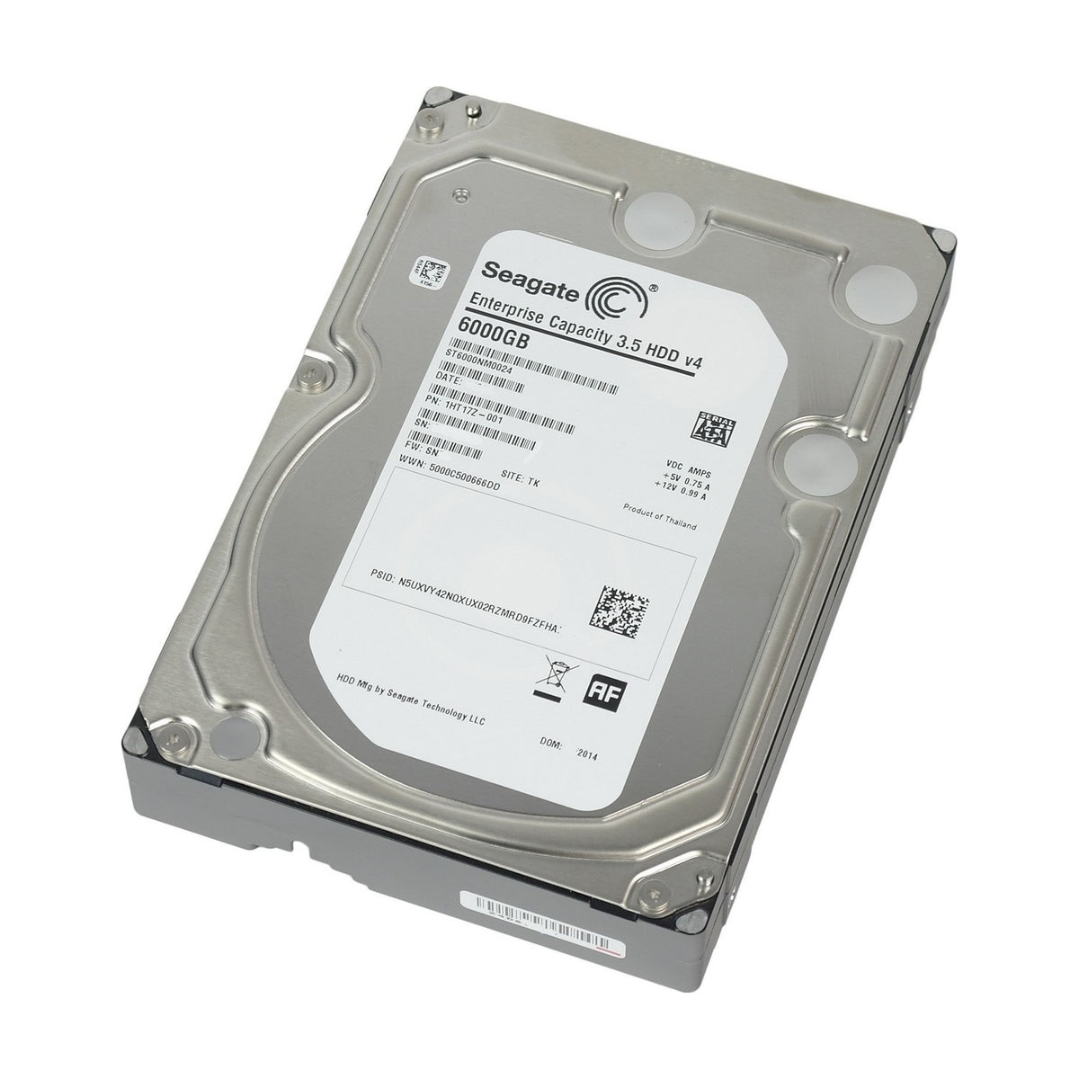 Seagate Enterprise 6TB 3,5" Festplatte SATA III 128Mb Cache 7200U/min ST6000NM0024