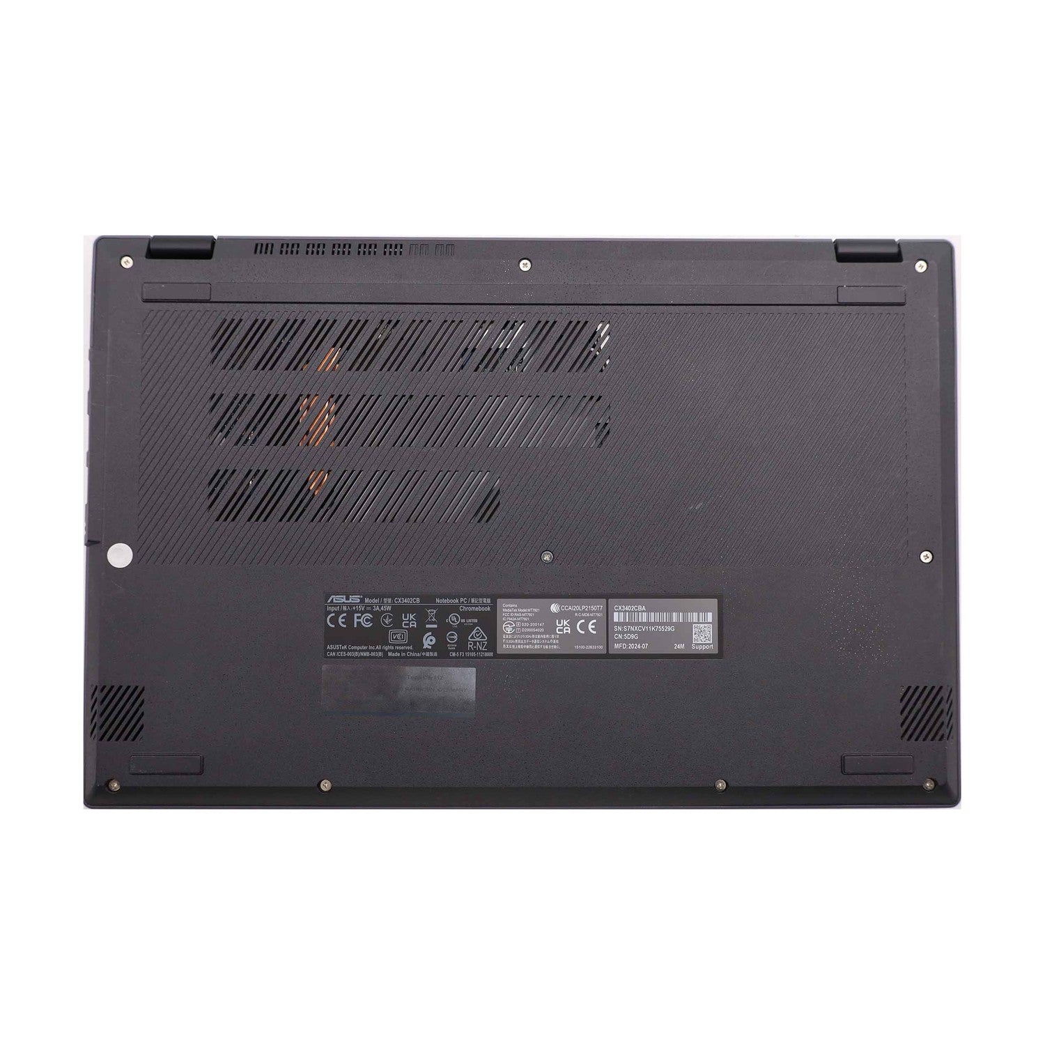ASUS Chromebook Plus CX34 Laptop 14" IPS Core i3-1215 8GB RAM 128GB UFS DE