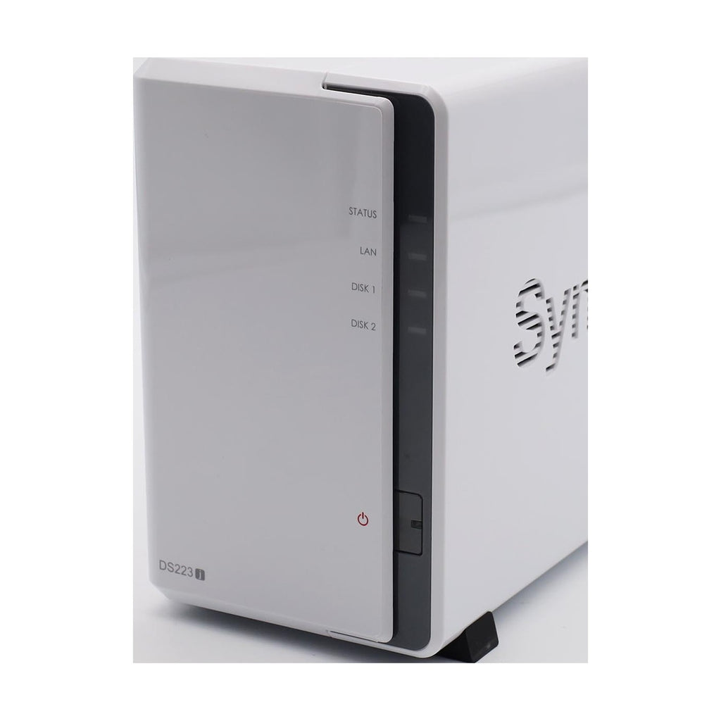 Synology DS223J 2 Bay Desktop NAS-Gehäuse weiß