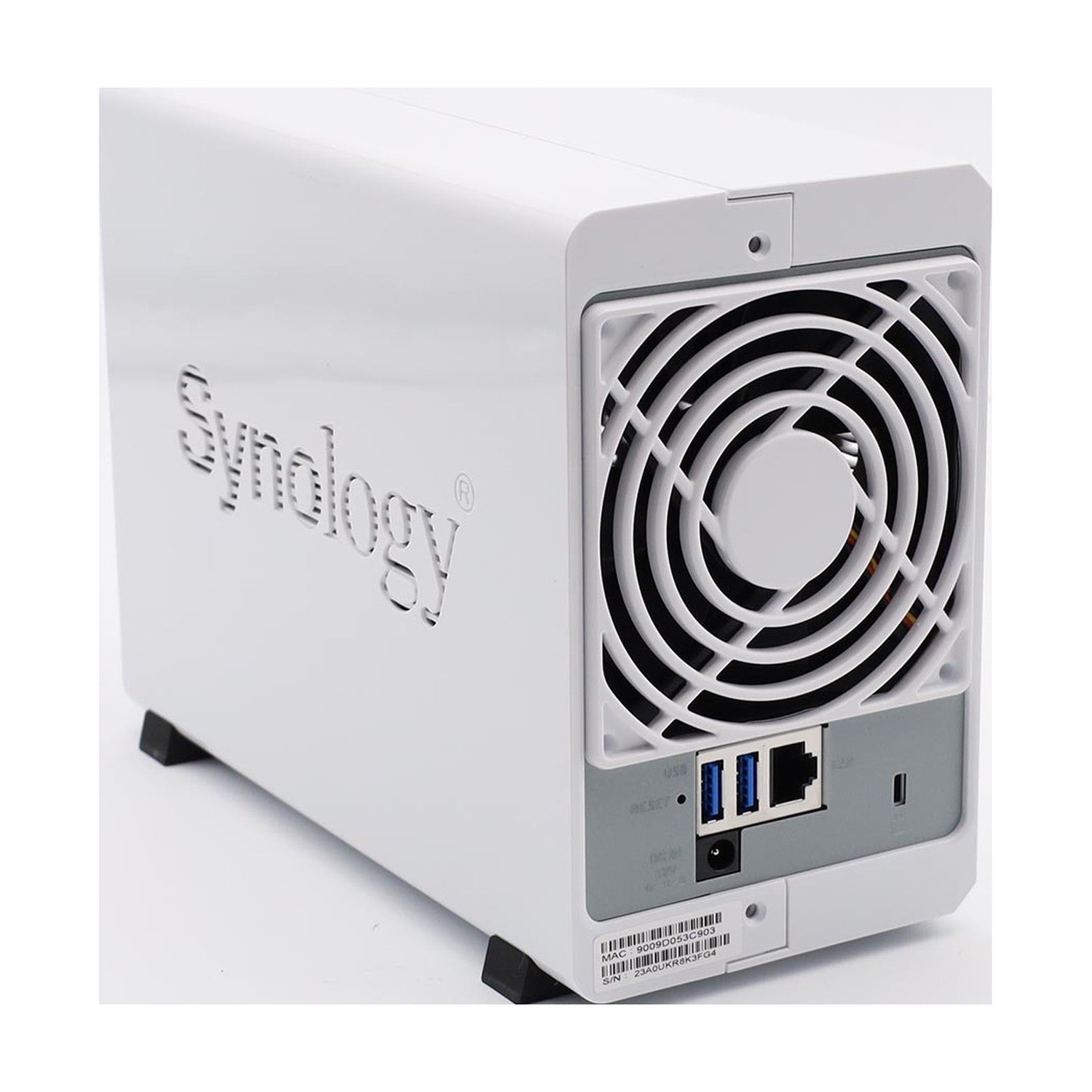 Synology DS223J 2 Bay Desktop NAS-Gehäuse weiß