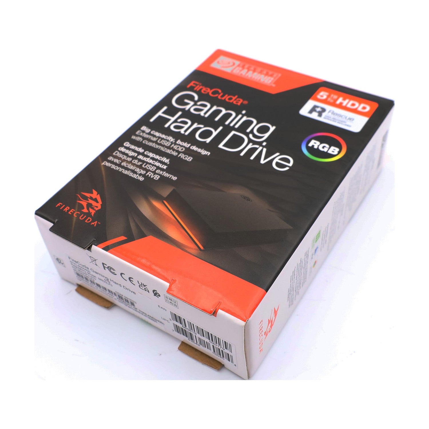 Seagate FireCuda Gaming HDD 5TB, externe Festplatte, PC Gaming, USB 3.2‎.