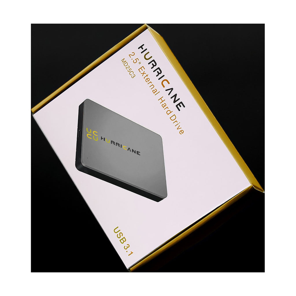 MD25C3 space gray Hurricane 640GB 2.5 Zoll Externe tragbare Festplatte USB Type C External HDD Mobile Speicherplatte für Fotos smart TV PC Laptop Computer ps4 ps5 Xbox kompatibel mit Windows Mac OS Linux