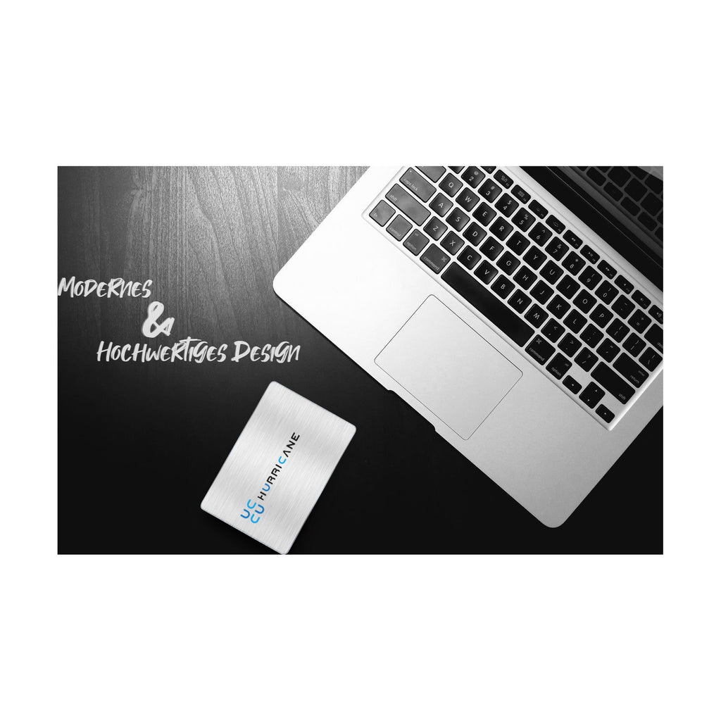MD25U3 silver Hurricane 1TB 2.5 Zoll Externe tragbare Festplatte USB 3.0 External HDD Mobile Speicherplatte für Fotos smart TV PC Laptop Computer ps4 ps5 Xbox kompatibel mit Windows Mac OS Linux