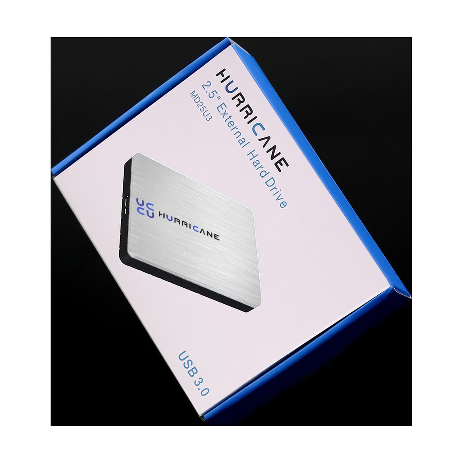 MD25U3 silver Hurricane 1TB 2.5 Zoll Externe tragbare Festplatte USB 3.0 External HDD Mobile Speicherplatte für Fotos smart TV PC Laptop Computer ps4 ps5 Xbox kompatibel mit Windows Mac OS Linux