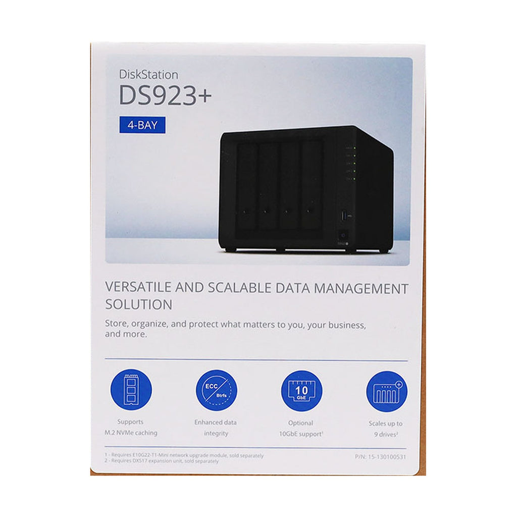 Synology DiskStation DS923+ NAS-Gehäuse 4GB RAM 2x Gb LAN