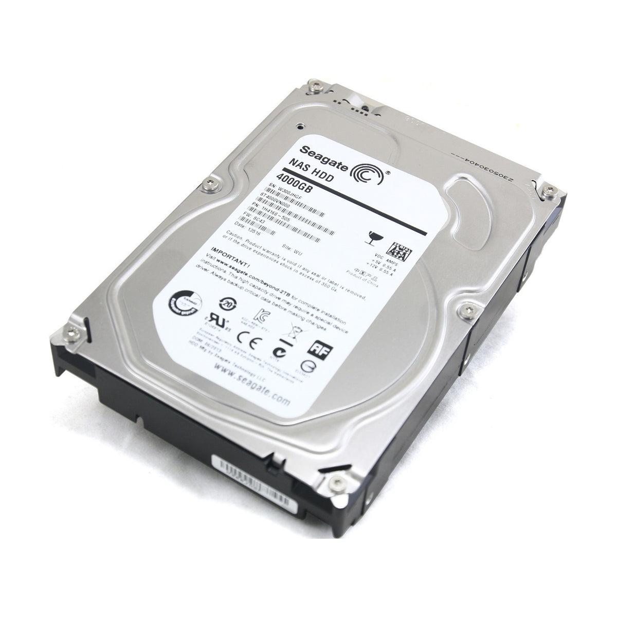 Seagate Festplatte 4000GB 3,5Zoll 5900rpm 64MB SATA3 NAS ST4000VN000