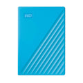 WD My Passport WDBPKJ0040BBl externe Festplatte 4 TB 2,5" USB 3.0 mobiler Speicher, schlankes Design, blau