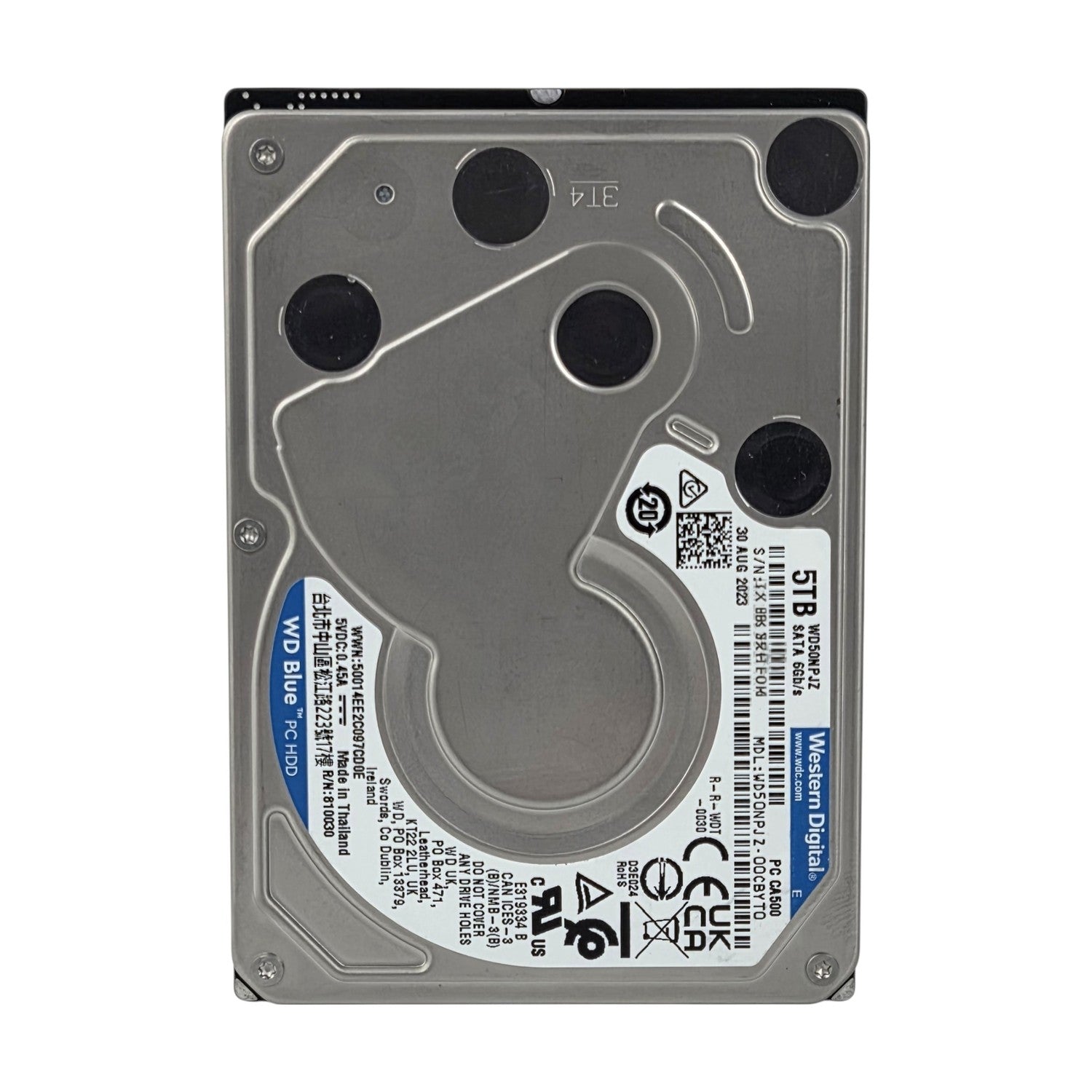 Western Digital WD50NPJZ interne 5TB SATA 600 Festplatte 2,5 Zoll 128 MB 15mm