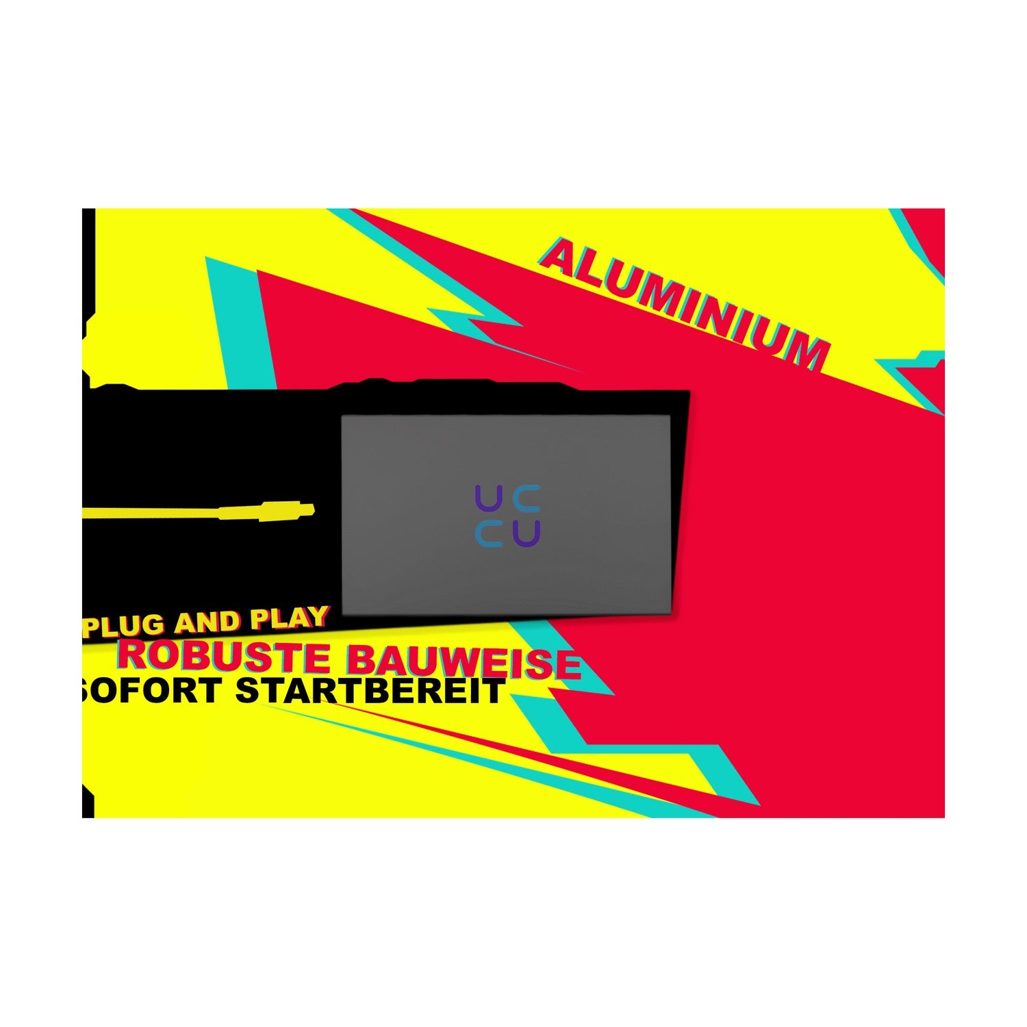 Hurricane 3518C3 Externe Festplatte 1TB, 3,5" USB-C, PC Mac Laptop PS4 PS5 Xbox