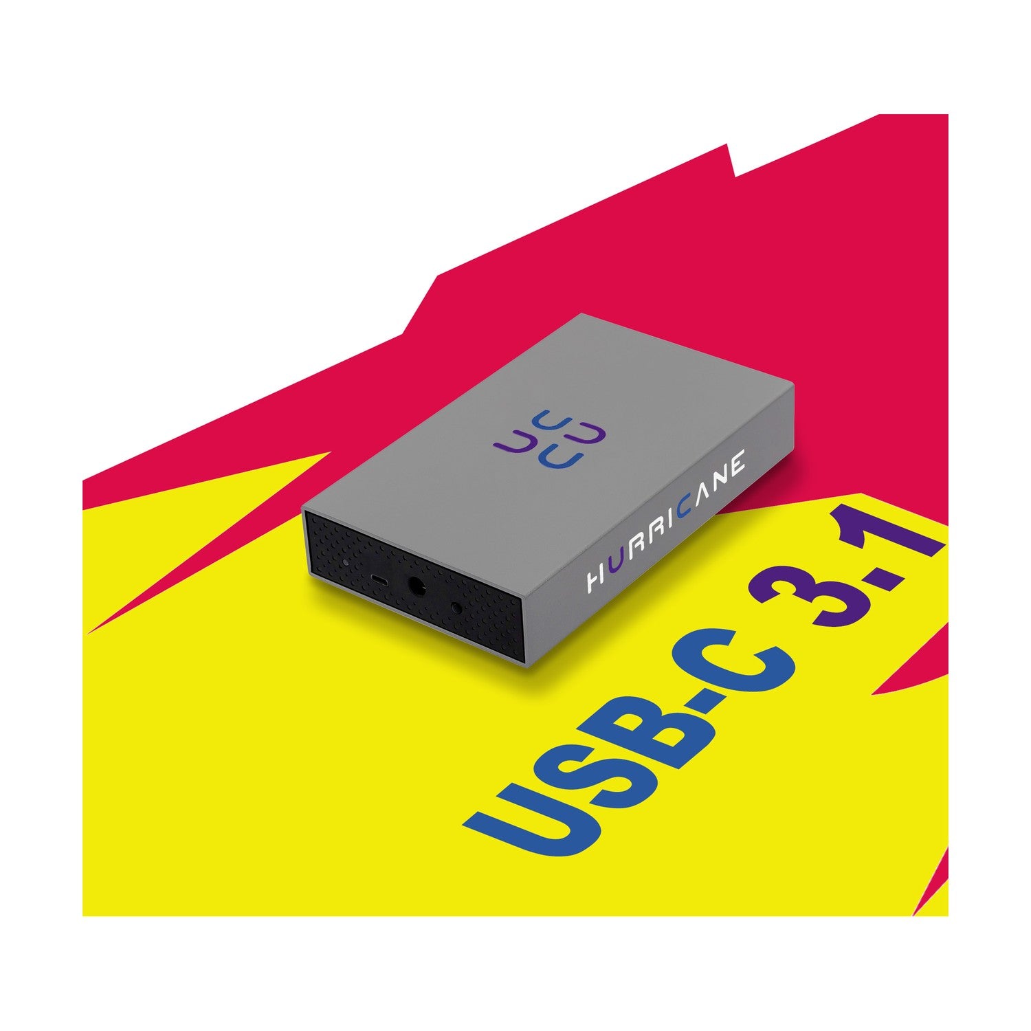 Hurricane 3518C3 Externe Festplatte 1TB, 3,5" USB-C, PC Mac Laptop PS4 PS5 Xbox