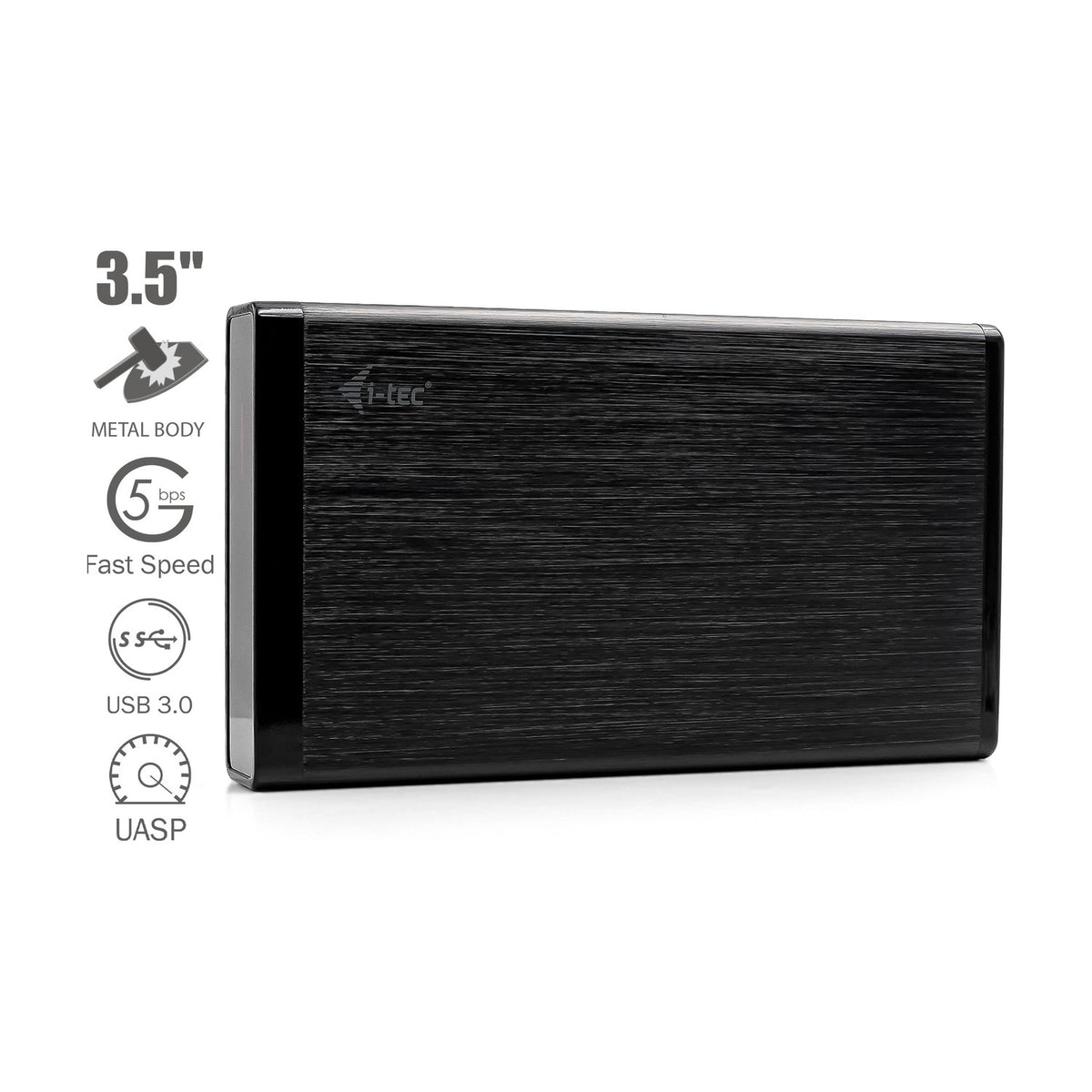 i-Tec 250GB 3.5" externe Festplatte USB 3.0, 16MB Cache, MYSAFE35U401 - schwarz