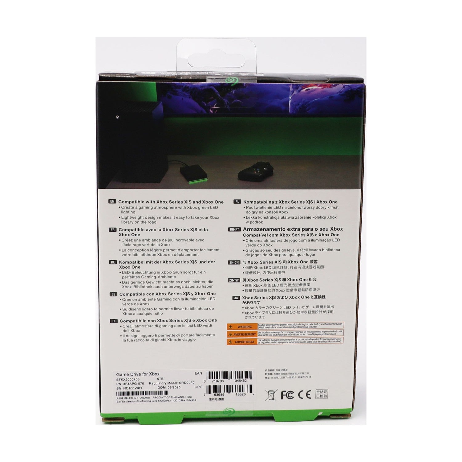Seagate Game Drive STKX5000403 Externe Festplatte für Xbox 5 TB USB 3.2