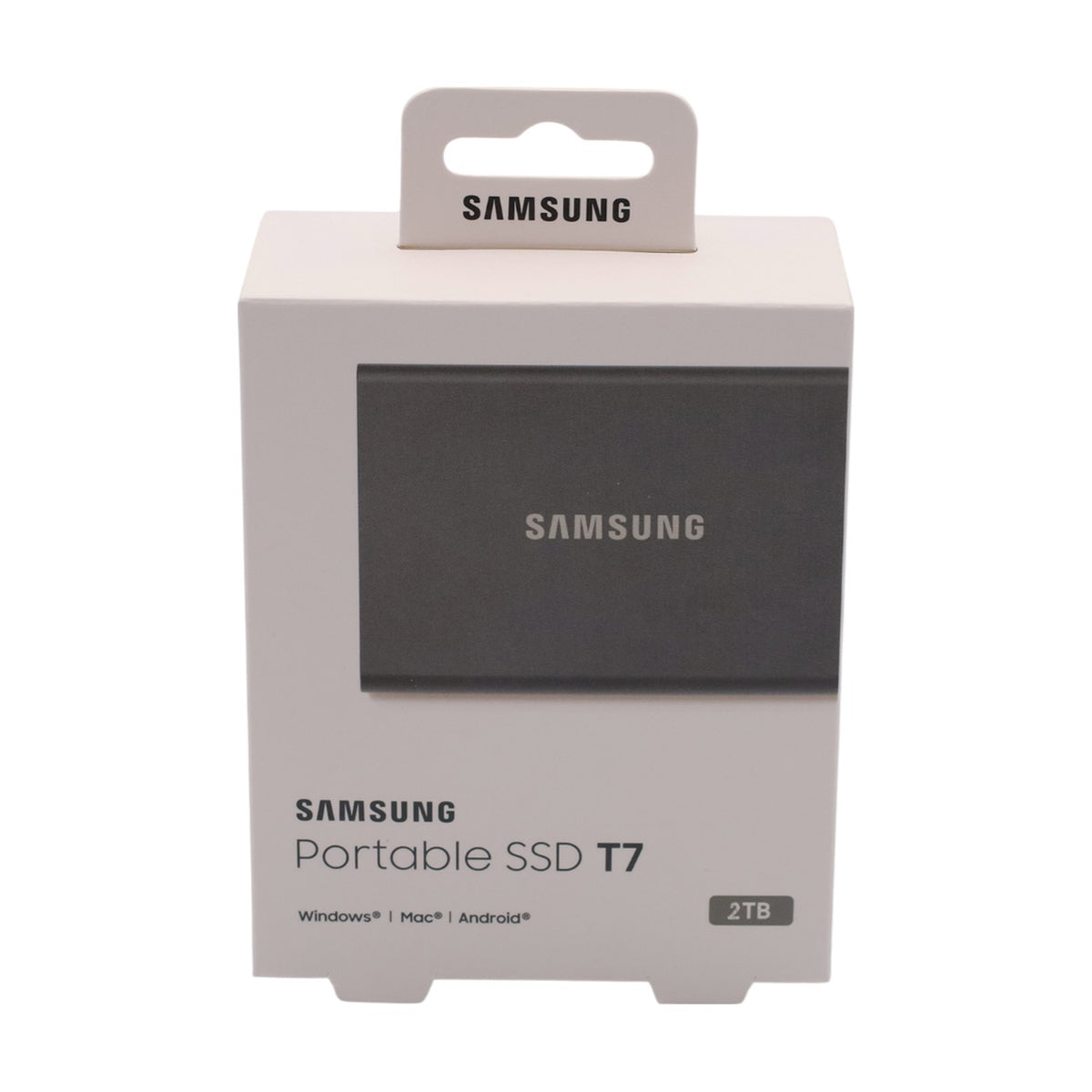 Samsung T7 Titan Gray SSD 2 TB USB-C externe SSD Festplatte MU-PC2T0T
