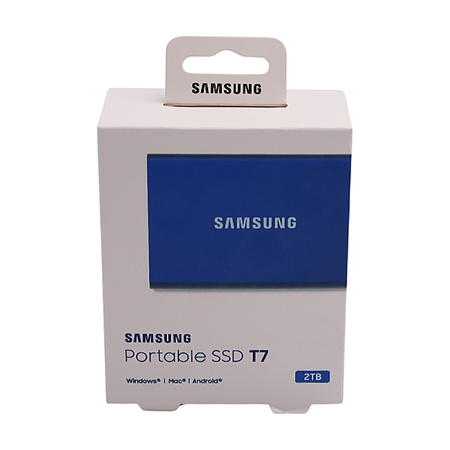 Samsung Portable SSD T7 blau 2TB externe Festplatte USB-C 3.1 MU-PC2T0H