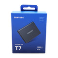 Samsung Portable SSD T7, SSD 4 TB, USB 3.2 Gen.2, 1.050 MB/s Lesen, 1.000 MB/s