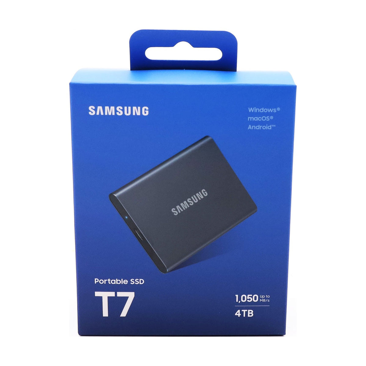 Samsung Portable SSD T7, SSD 4 TB, USB 3.2 Gen.2, 1.050 MB/s Lesen, 1.000 MB/s