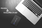 MD25C3 schwarz Hurricane 640GB 2.5 Zoll Externe tragbare Festplatte USB Type C External HDD Mobile Speicherplatte für Fotos smart TV PC Laptop Computer ps4 ps5 Xbox kompatibel mit Windows Mac OS Linux