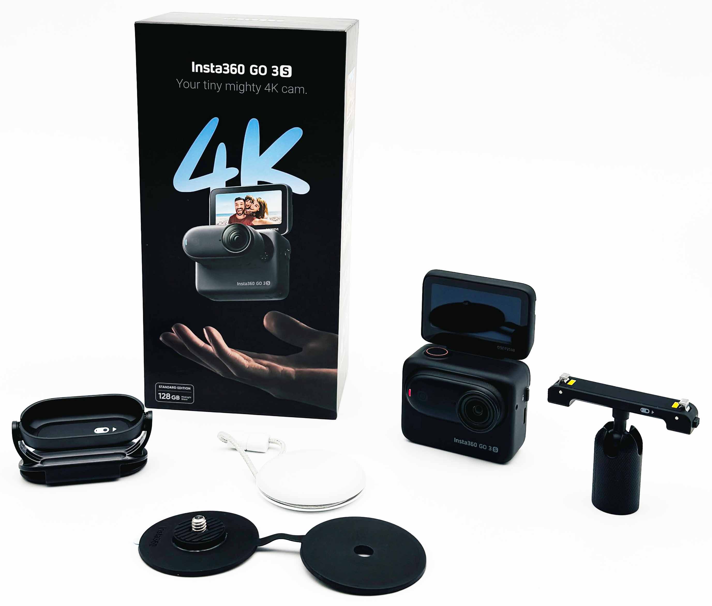 Insta360 GO 3S 4K Cam Actionkamera WiFi5 Li-Ionen-Akku USB-C