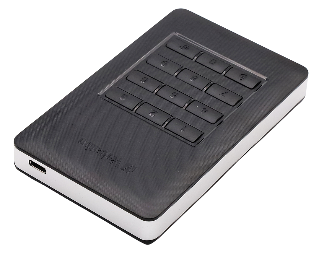 Verbatim Store 'n' Go Secure Portable HDD 2TB externe Festplatte , USB-C 3.0