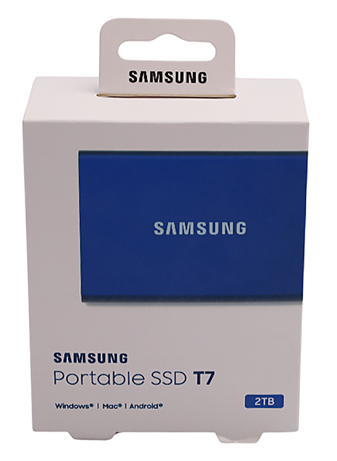Samsung Portable SSD T7 blau 2TB externe Festplatte USB-C 3.1 MU-PC2T0H
