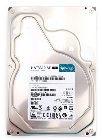 Synology HAT3310 8TB Plus Series SATA Festplatte 3,5" HAT3310-8T