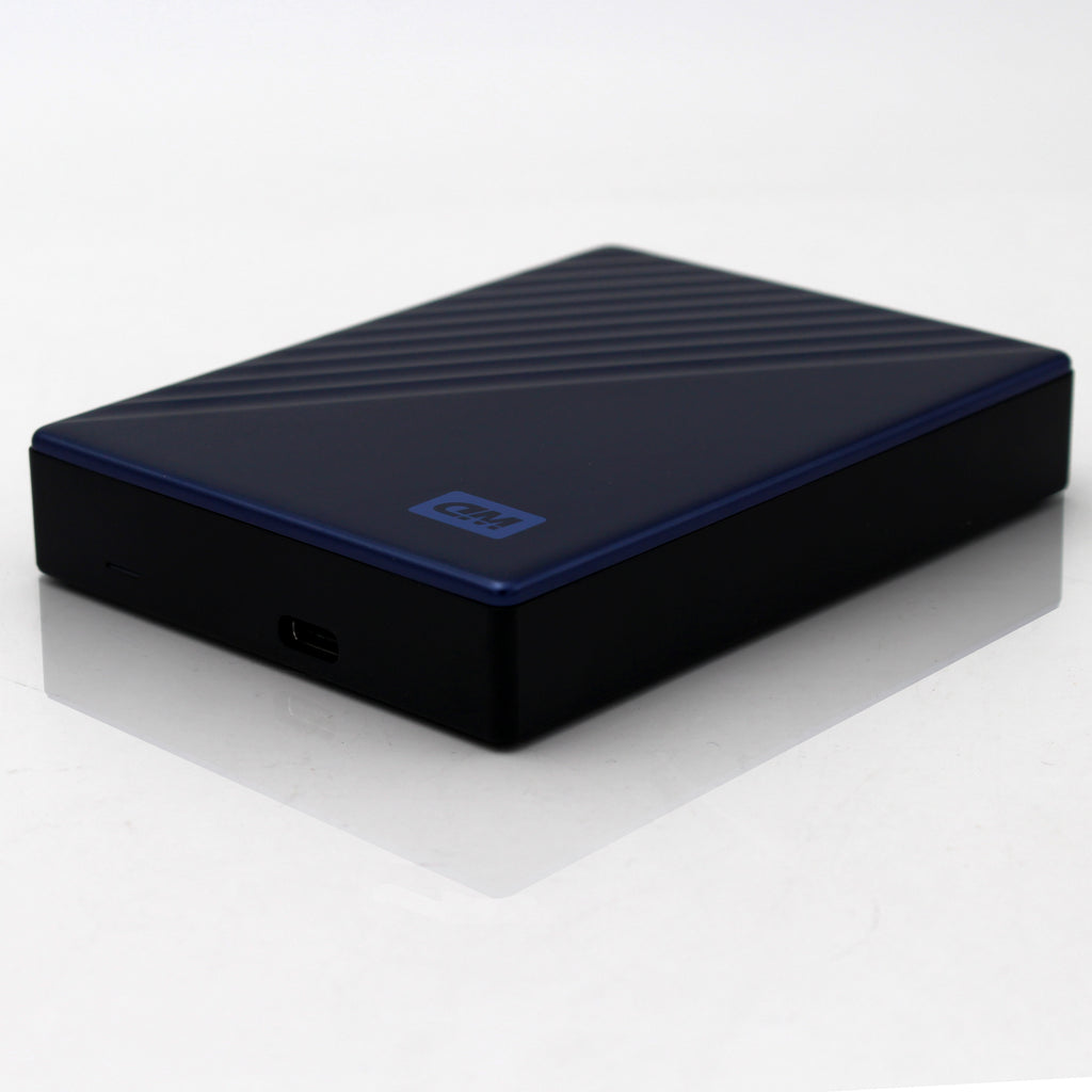 WD my Passport Ultra Externe Fesptlatte 5 TB Externe Festplatte USB-C Blau WDBFTM0050BBL-WESN