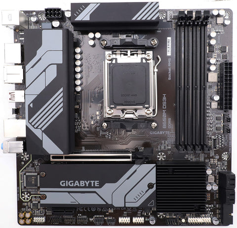 GIGABYTE B650M DS3H Mainboard AMD Ryzen 9000er-Serie 6 2 1 Phasen VRM