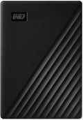 WD My Passport externe Festplatte 5 TB (mobiler Speicher, schlankes Design, WD Discovery Software, automatische Backups, Passwortschutz) schwarz