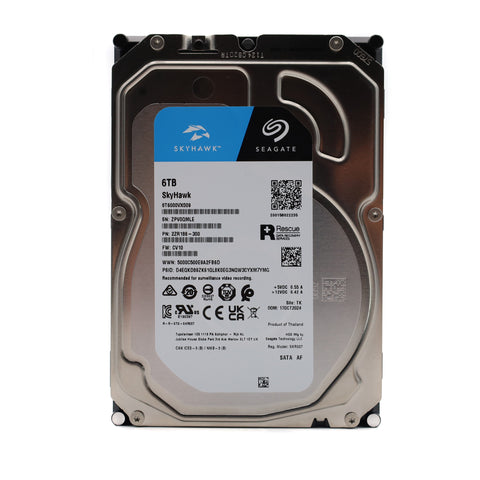 Seagate SkyHawk  6TB HDD Festplatte 512e 3.5" SATA 6Gb/s ST6000VX009