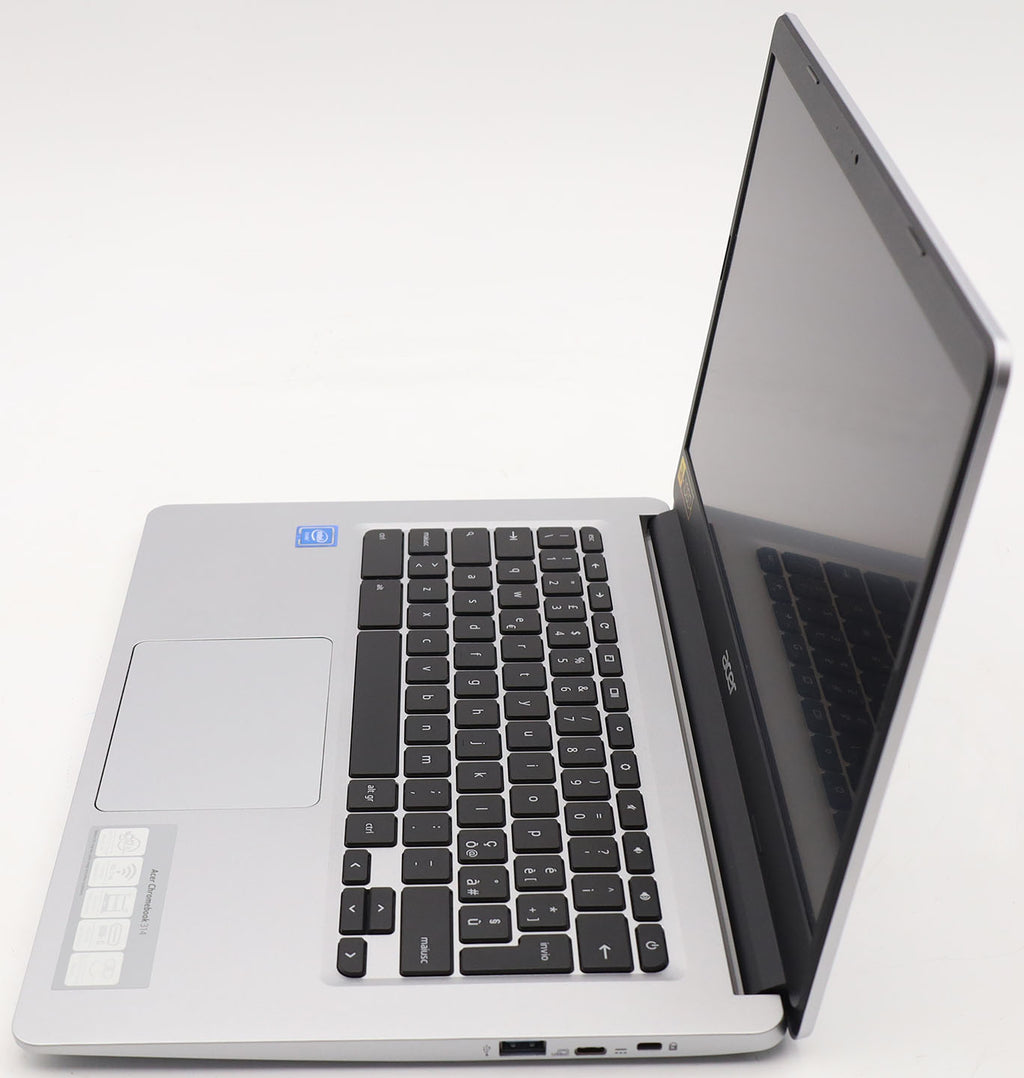 Acer Chromebook 14 CB314-1H-C0U7 silber Celeron N4020 4GB RAM 64GB Flash QWERTY