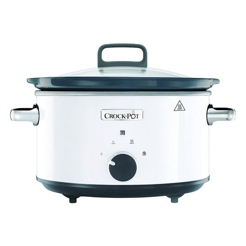 Crock-Pot CSC030X Schongarer slow cooker einstellbar  3.5 liter Weiß Spülmaschinenfest