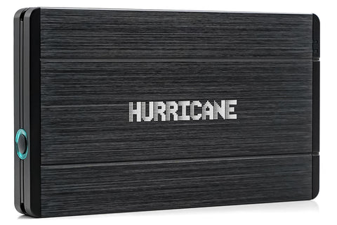 Hurricane 12.5mm GD25650 400GB 2.5" USB 3.0 Externe Aluminium Festplatte für Mac, PC, PS4, PS4 Pro, Xbox, Backups