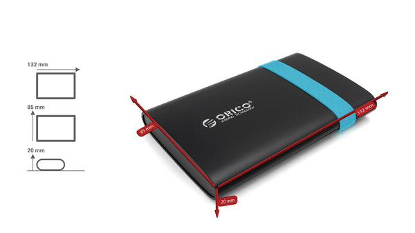 Orico 160GB USB 3.0 Externe 2.5