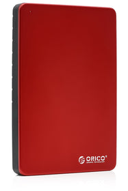 ORICO 320GB 2.5" Externe Festplatte rot, USB3.0 MD25U3 Aluminium für Mac, PC, Playstation, Xbox, Backup