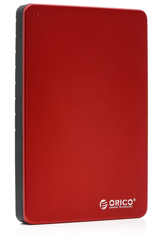 ORICO 320GB 2.5" Externe Festplatte rot, USB3.0 MD25U3 Aluminium für Mac, PC, Playstation, Xbox, Backup