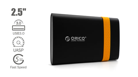 Orico 80GB USB 3.0 Externe 2.5" Festplatte 2538U3 - orange