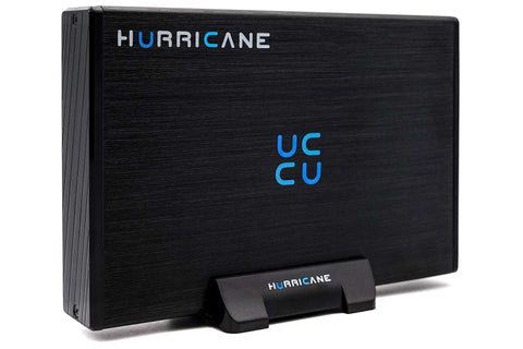 Hurricane GD35612 Aluminium externes Festplattengehäuse 3.5" USB 3.0 für Mac, PC, Backups - Hardware Best